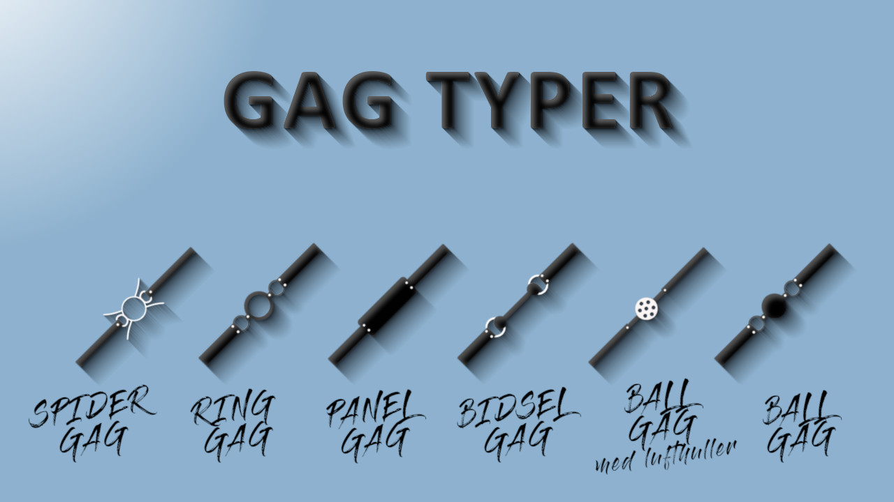 Gag typer